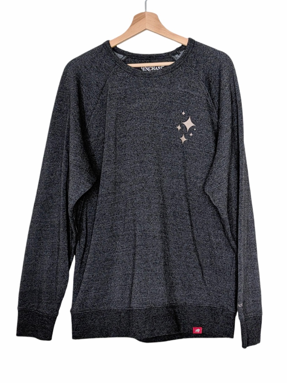 Enchant Christmas x Sportiqe Harmon Tri-Blend Fleece Crewneck Sweatshirt XL Gray